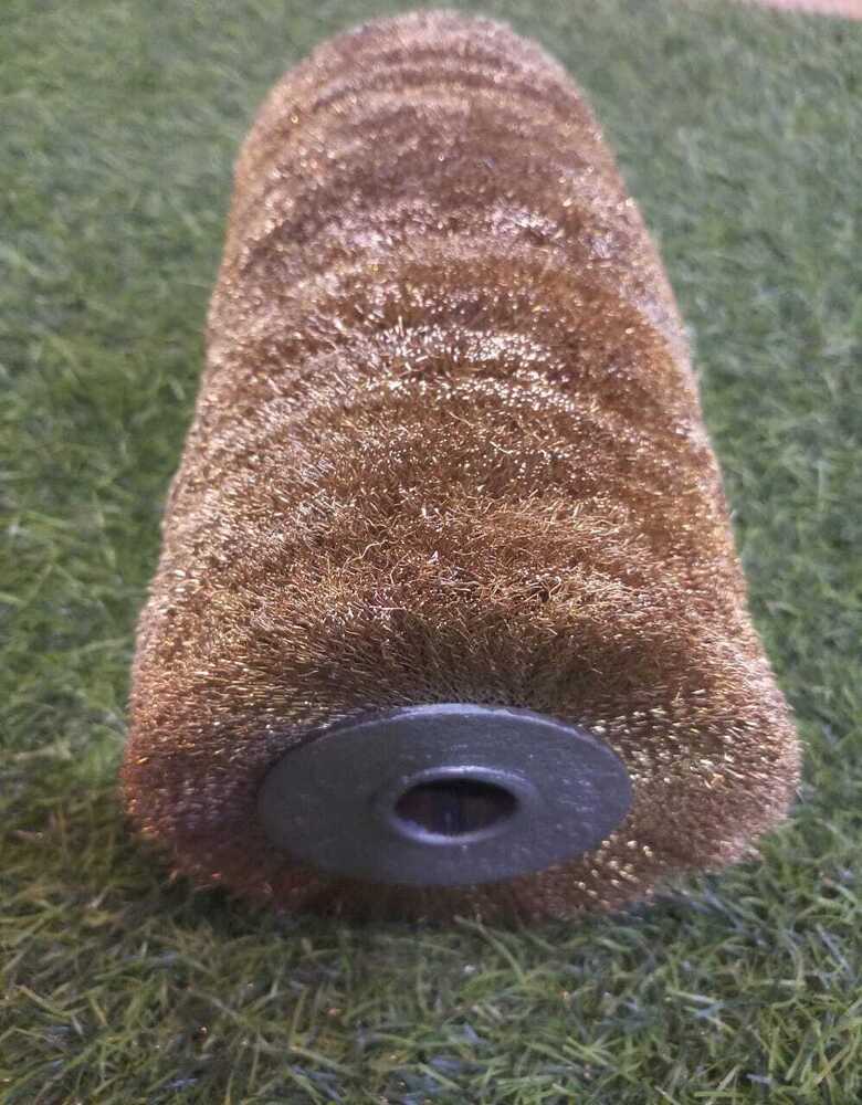 Brass Concrete Texturing Brush - Bristle Color: Gold