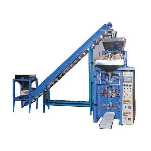 2/4 Head Collar Type Weigher Filling Machine - Color: Silver