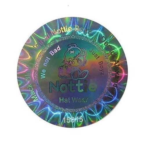 Digital E Beam Hologram Sticker - Color: Silver