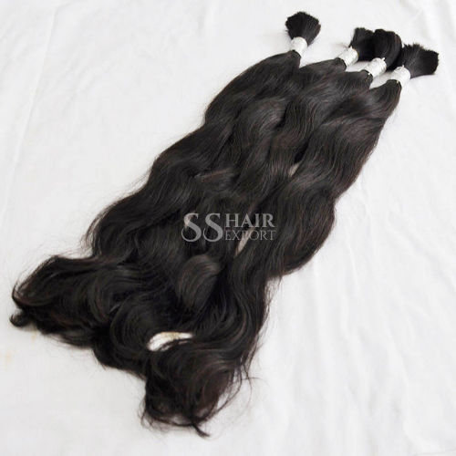 Indian Premium Machine Remy Straight Bulk Human Hair 10-30inch Available