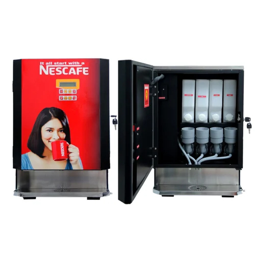 Nescafe 4 Lane Coffee Vending Machine - Automatic Grade: Semi-Automatic