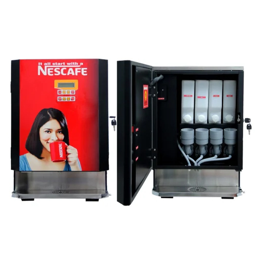 4 Lane Coffee Vending Machine - Automatic Grade: Semi-Automatic