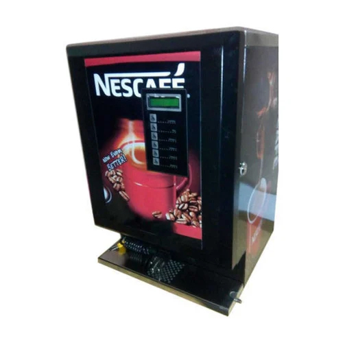 Semi Automatic Nescafe Vending Machine - Color: Black