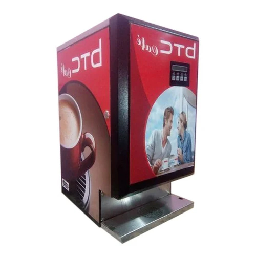 3 Lane Semi Automatic Coffee Vending Machine