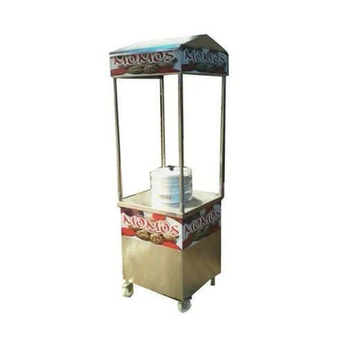 Momos Counter With Trolley - Color: Silver