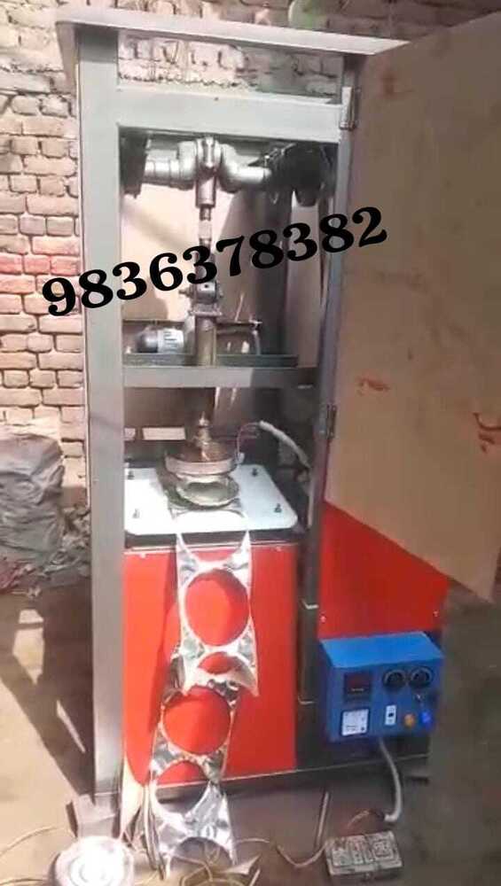 Automatic single die paper plates machine