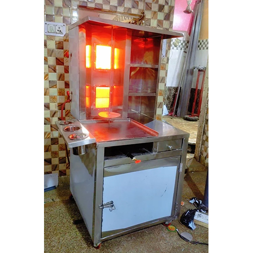 Cart Shawarma Machine - Capacity: 20 Kg Kg