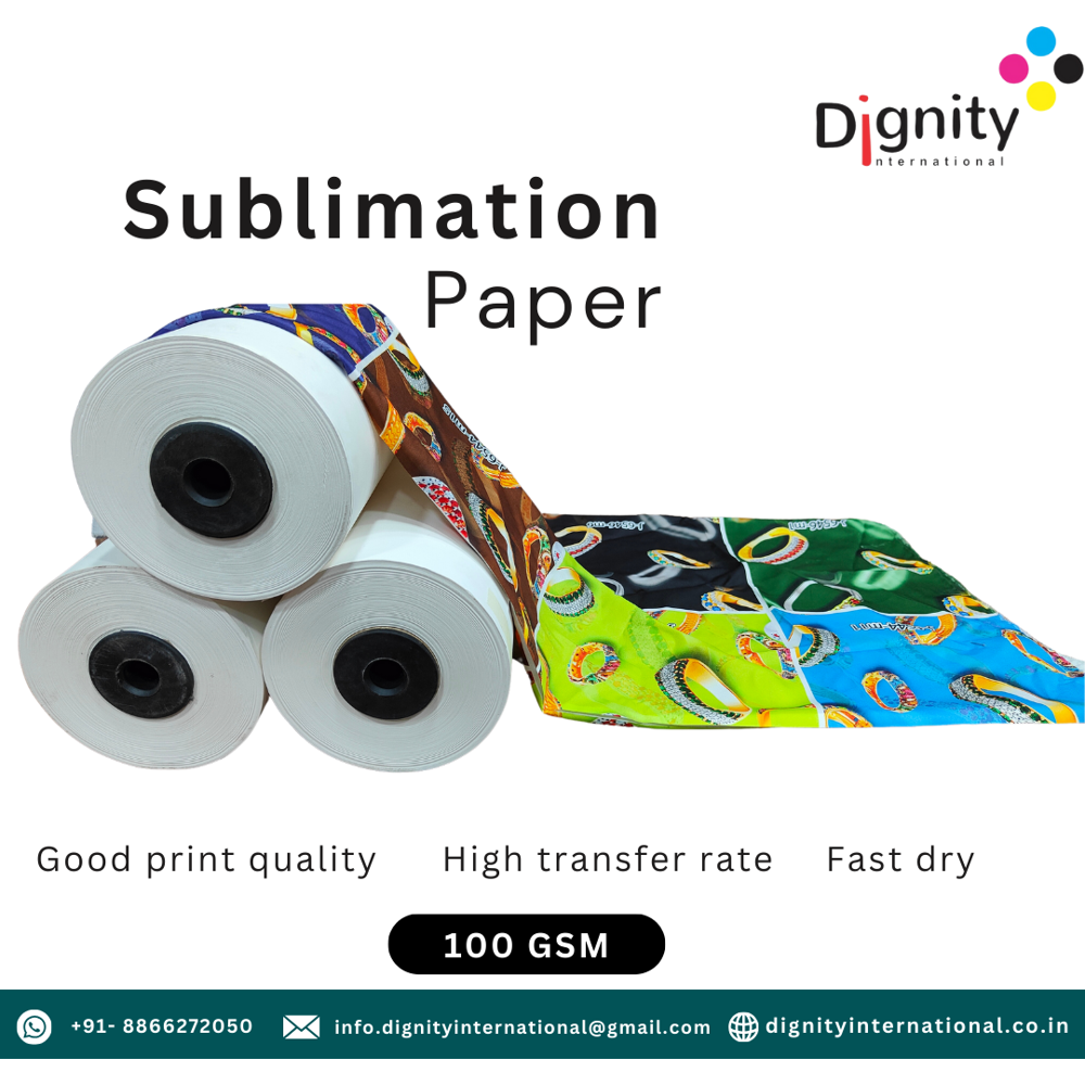 30 Gsm Sublimation Transfer Paper - Color: White