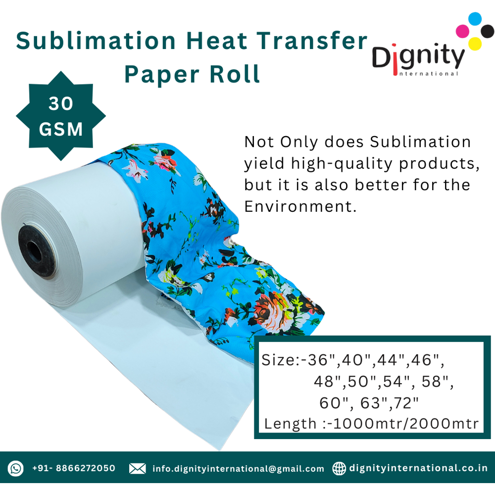 30 GSM sublimation transfer paper