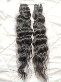 Indian Temple Human Hair High Quality Raw Unprocessed Wavy Texture