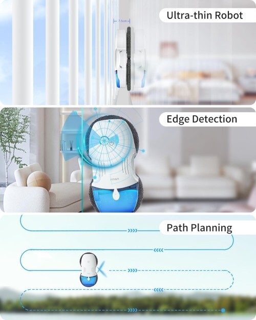 T10 Window Cleaner Robot - Color: White