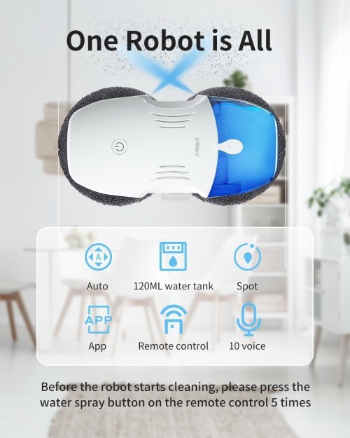 T10 Window Cleaner Robot - Color: White