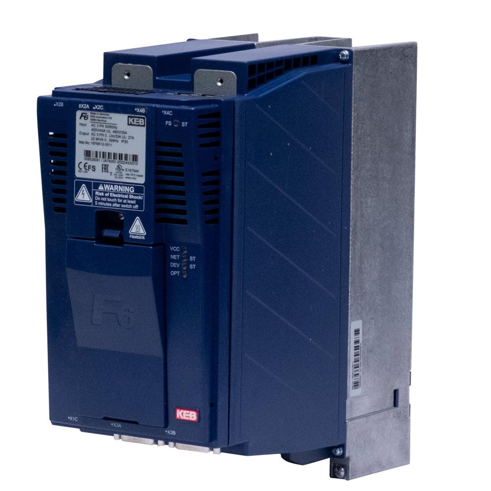 Keb F6 Servo Drive - 25 Kg, Three Phase, Blue | High Dynamic Performance, Flexible Connectivity, Advanced Safety Features