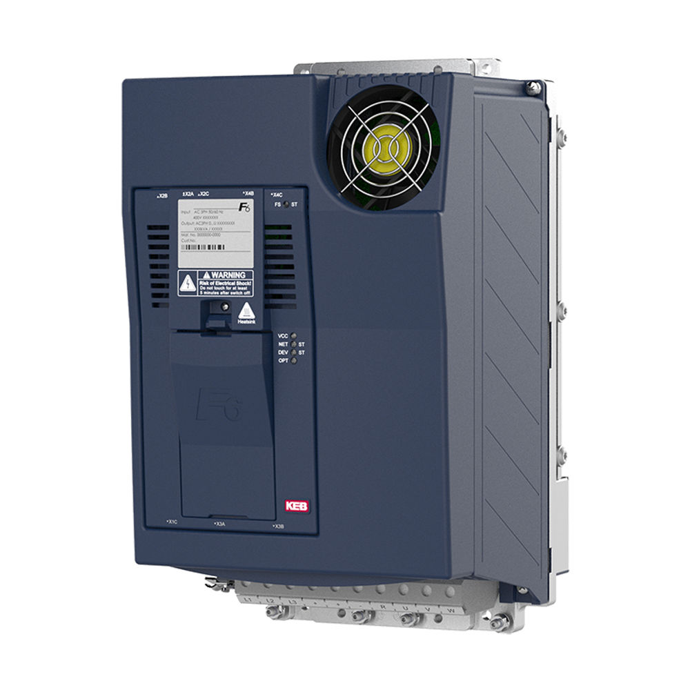 Keb F6 Servo Drive - 25 Kg, Three Phase, Blue | High Dynamic Performance, Flexible Connectivity, Advanced Safety Features