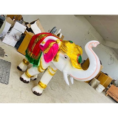 Fiber Elephant Statue - Color: Customized
