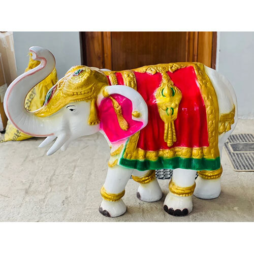 Fiber Elephant Statue - Color: Customized
