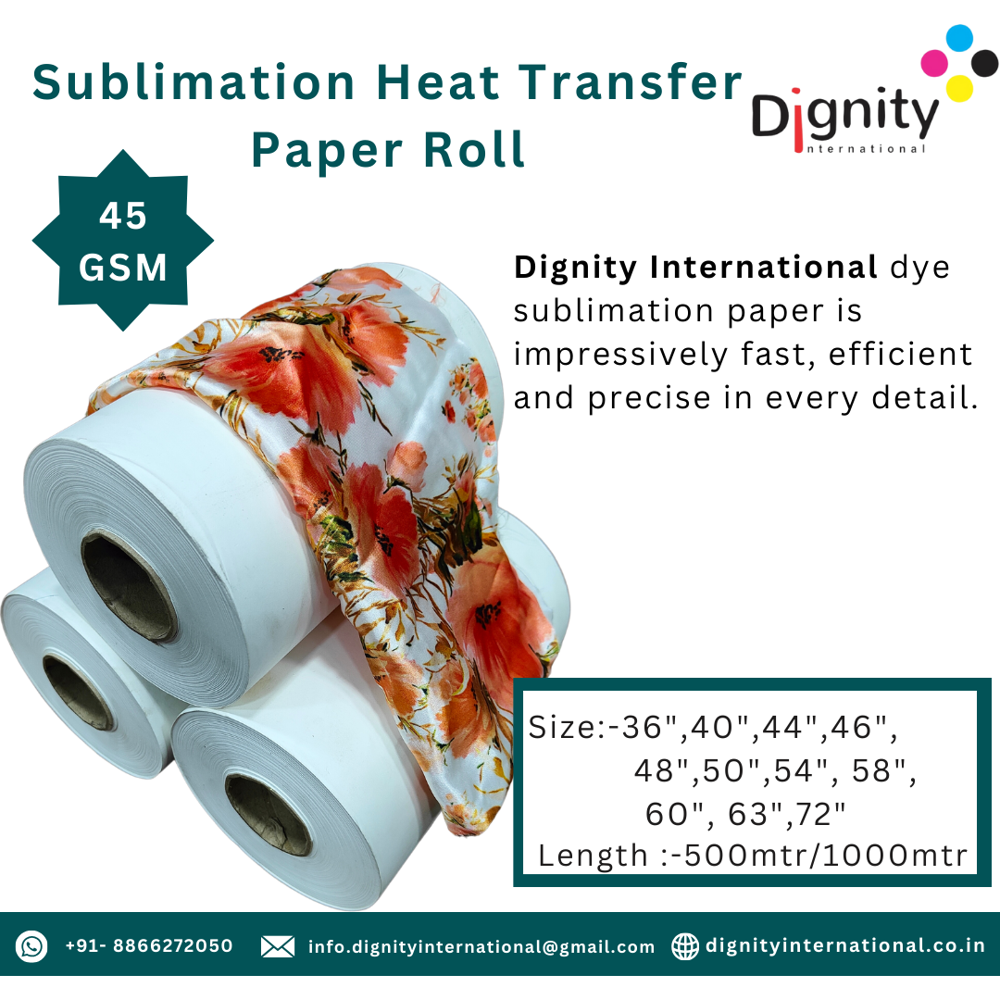 45 GSM sublimation transfer paper