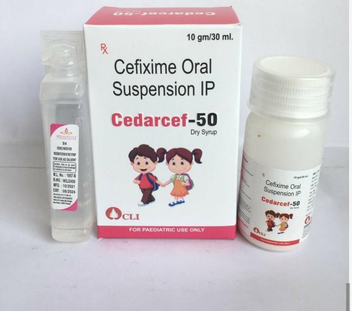 CEDARCEF-50 DRY SYRUP ORAL SUSPENSION