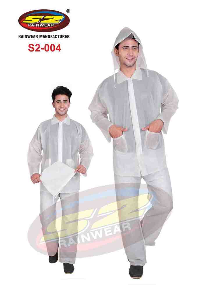 Purple Pvc Raincoat