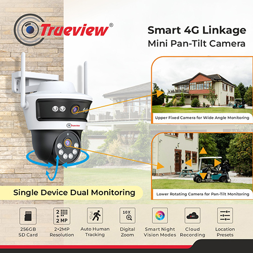 Trueview Smart 4G Linkage Mini Pan-Tilt Camera