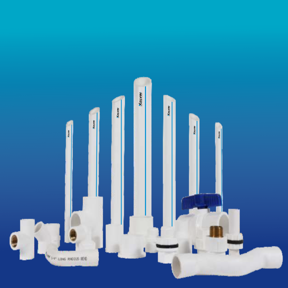 Kelvin Upvc Pipe - 0.5 To 4 Inch Diameter, 3 & 6 Meters Length, White Color | Ideal For Hydraulic Applications, Low Maintenance, Corrosion Resistant, Reliable Female Connection