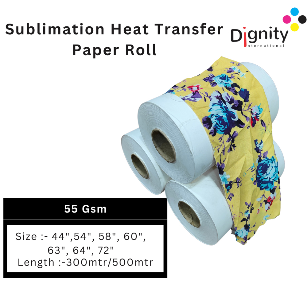 55 GSM SUBLIMATION TRANSFER PAPER