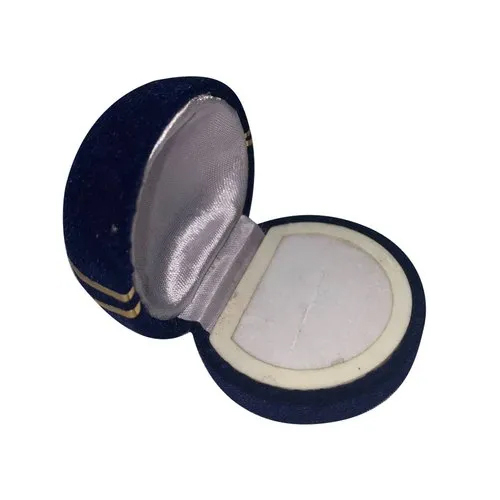 100gm Navy Blue Ring Box