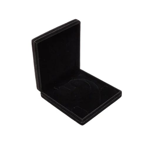 Black Necklace Jewelry Box - Design: Plain