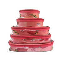 Designer Vanity Box - Polyester Material, Standard Size, Elegant Pink Color | Double String Design, Moisture Proof For Cosmetic Storage