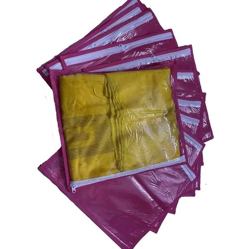 Non Woven Saree Cover - Color: Pink