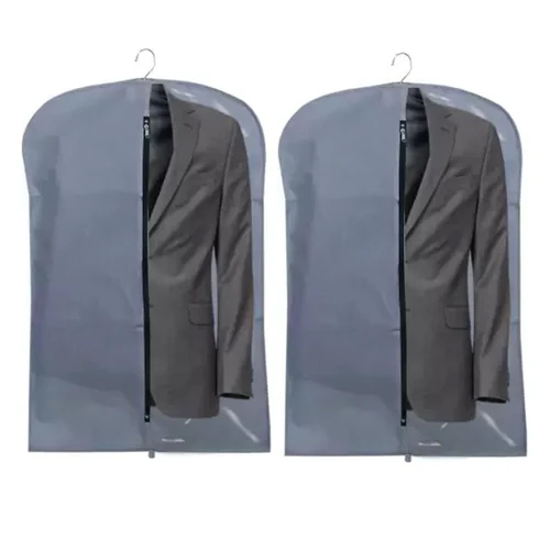 Grey Non Woven Coat Cover - Design: Plain