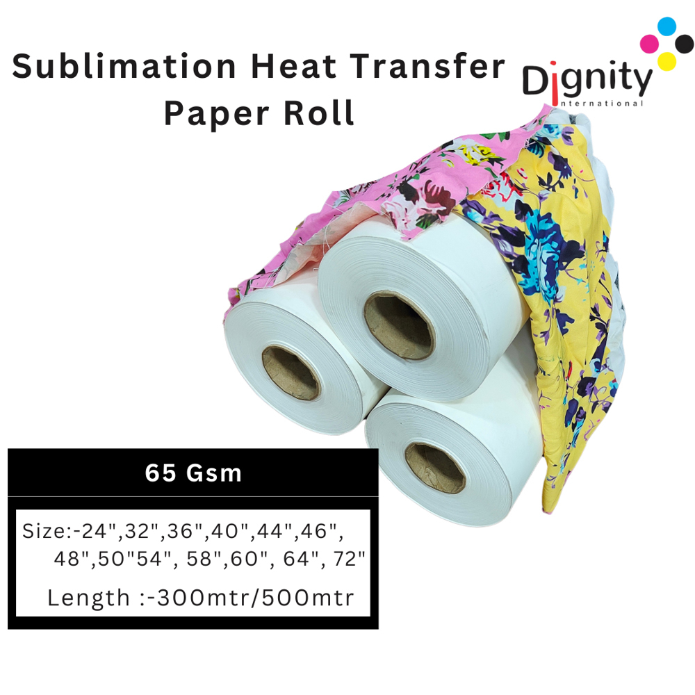 65 Gsm Sublimation Transfer Paper - Color: White