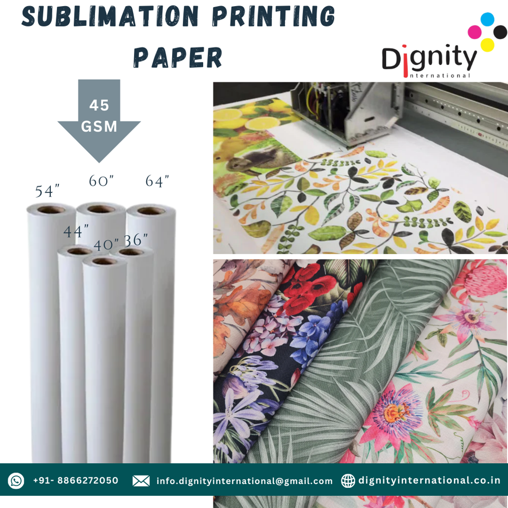 65 GSM SUBLIMATION TRANSFER PAPER