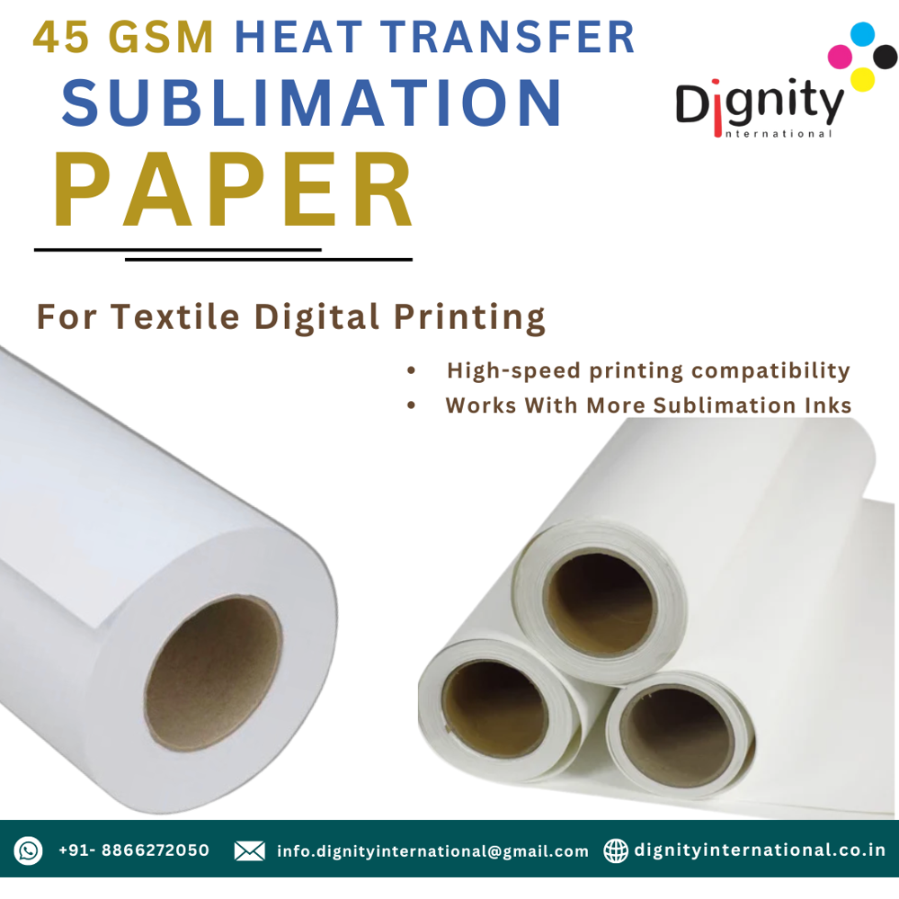 65 GSM SUBLIMATION TRANSFER PAPER