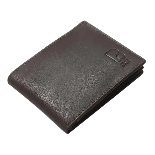 Men Pu Leather Wallet - Color: Dark Brown