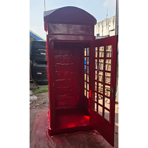 London Telephone Booth - Color: Red