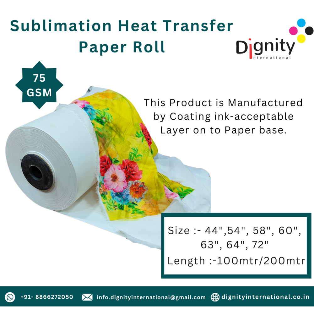 75 GSM SUBLIMATION TRANSFER PAPER