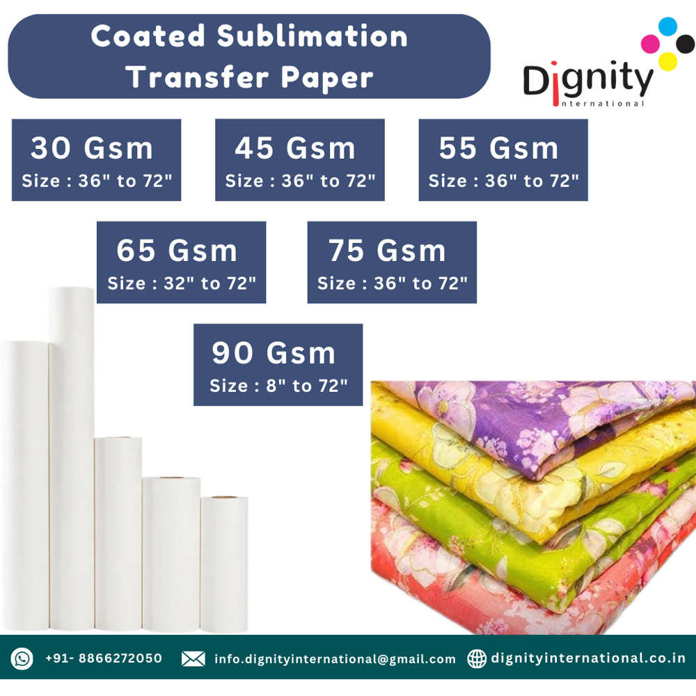 75 GSM SUBLIMATION TRANSFER PAPER