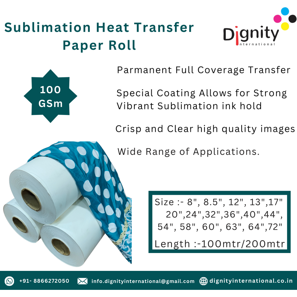 100 GSM SUBLIMATION TRANSFER PAPER