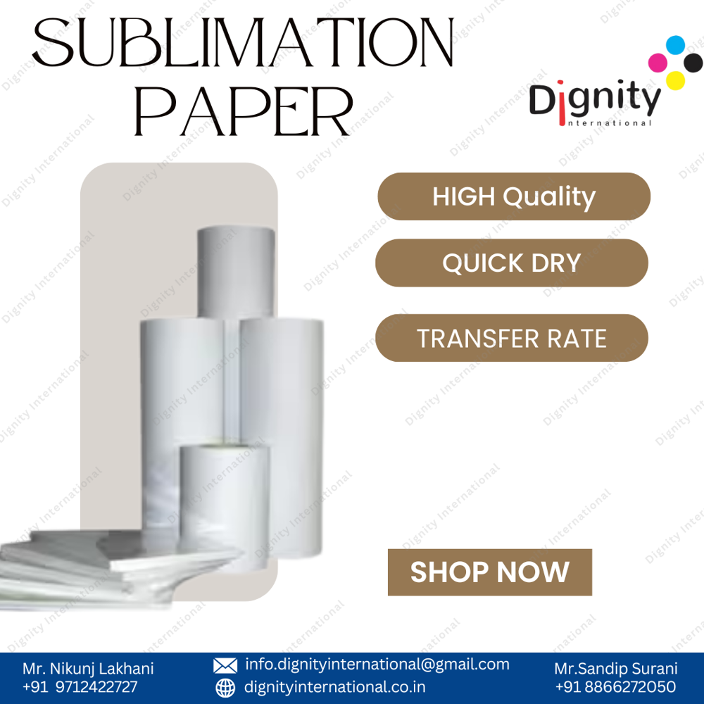 100 GSM SUBLIMATION TRANSFER PAPER