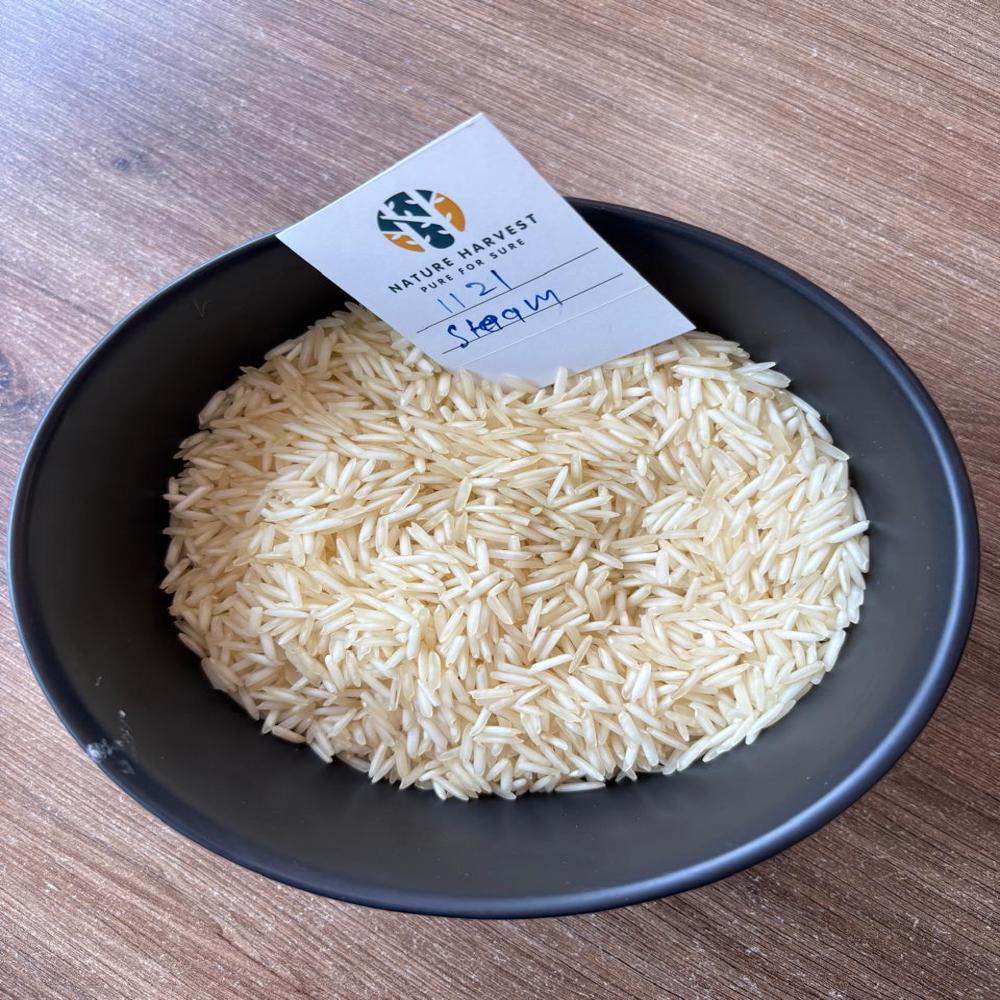 Basmati Rice - Long Grain, Pristine White Color, Organic Cultivation, Dried | Extra-Long Grains (Up to 8.4mm), Zero Moisture, Naturally Aromatic