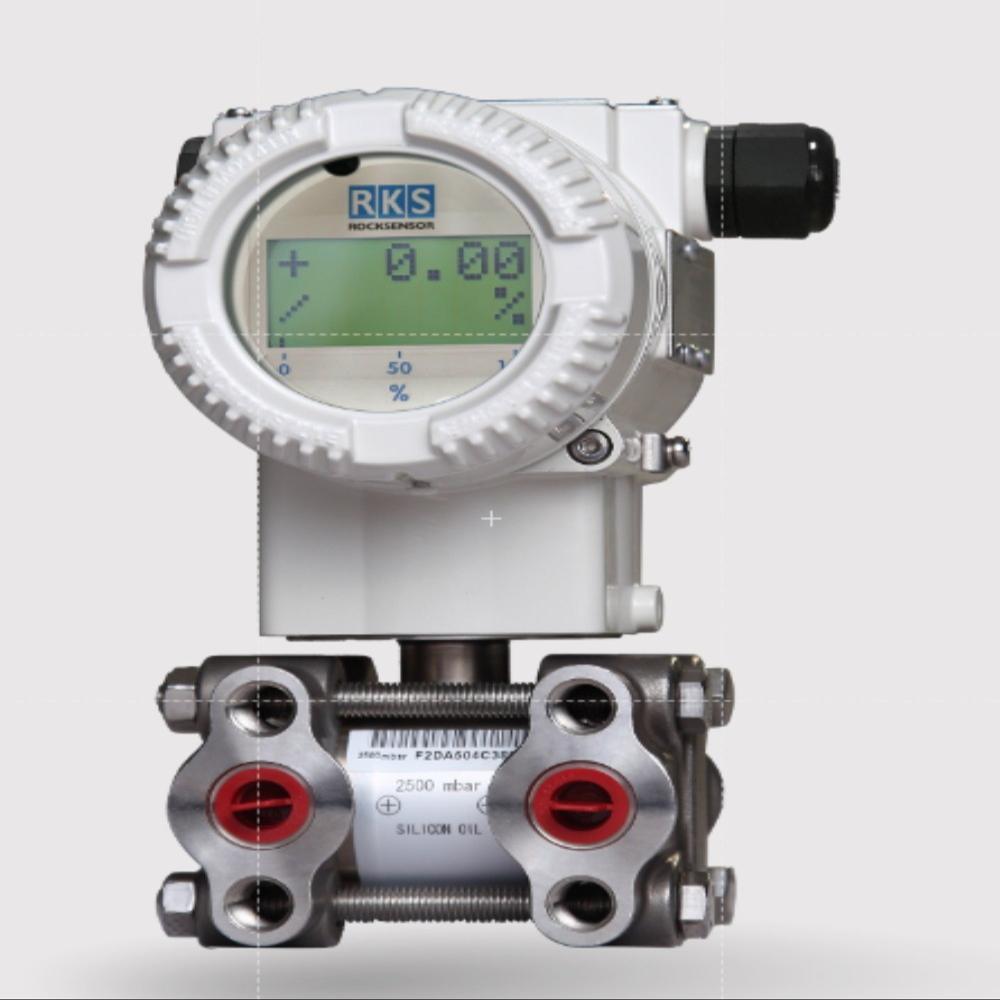 Industrial Differential Pressure Transmitter - Color: Silver