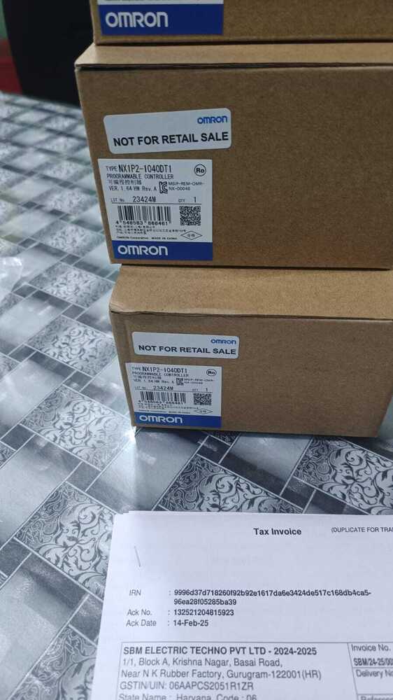 OMRON PROGRAMMABLE CONTROLLER, NX1P2-1040DT1