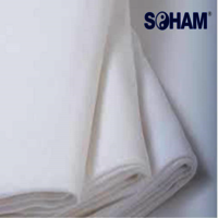 Pr-1011-cotton Flannel Blankets - 90x60 Inch, White Woven Fabric , Anti-pull Brushed Texture, 200 Gsm For All Seasons Usage