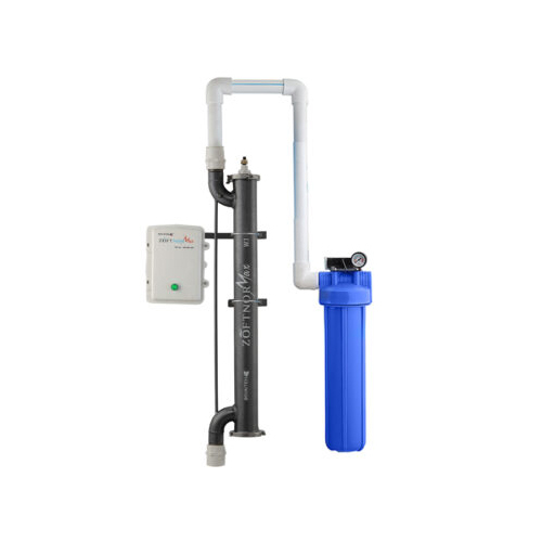 W3 Water Softener - Stainless Steel Wall-Mounted Unit 220-240 Volt Operation | Borewell Water Compatibility Warranty Included