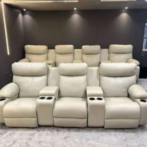 Home Theater Auditorium Chair - Finish: Polished