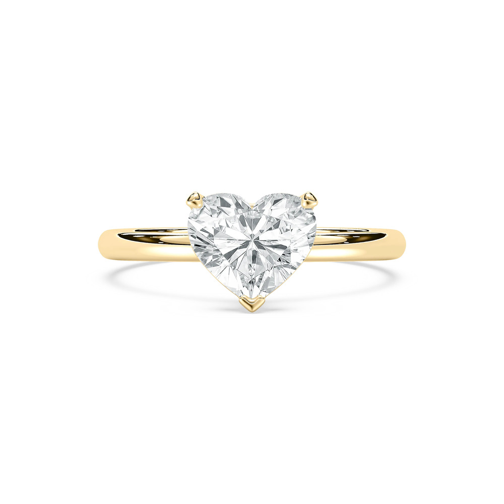 2.00 Carat Natural Diamond Heart-Shaped Engagement Ring