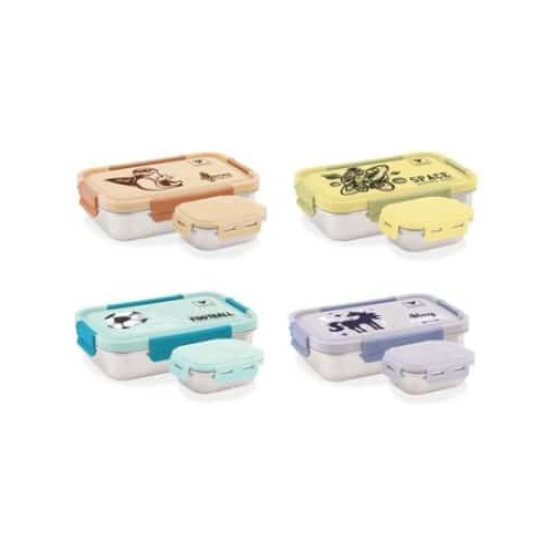 Wonder Meal Stainless Steel Lunch Box