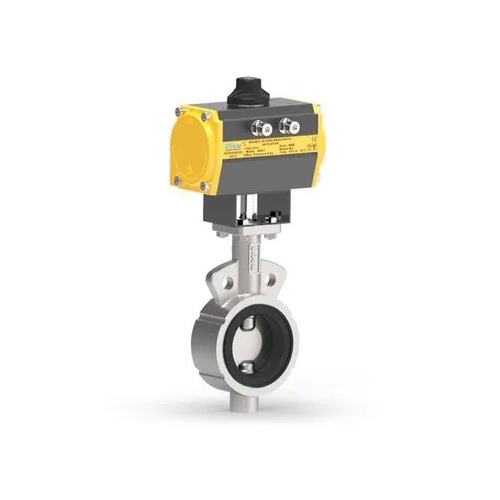 2 Inch Butterfly Valve - Color: Silver