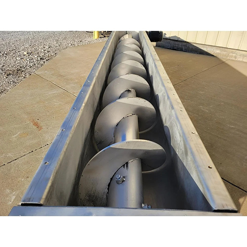 2 Hp Pipe Screw Feeders - Color: Silver